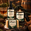 Trio des champions solide TiPropre : savon, shampoing et bougie